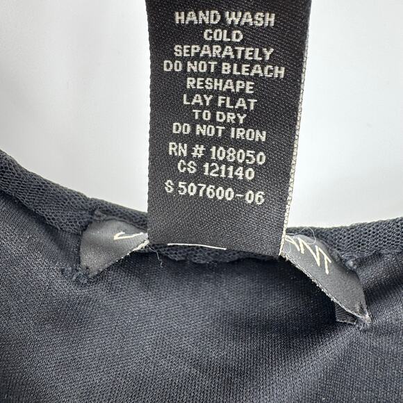 Lane Bryant blouse 28 beaded evening cocktail sheer flutter sleeve faux wrap - Picture 8 of 9